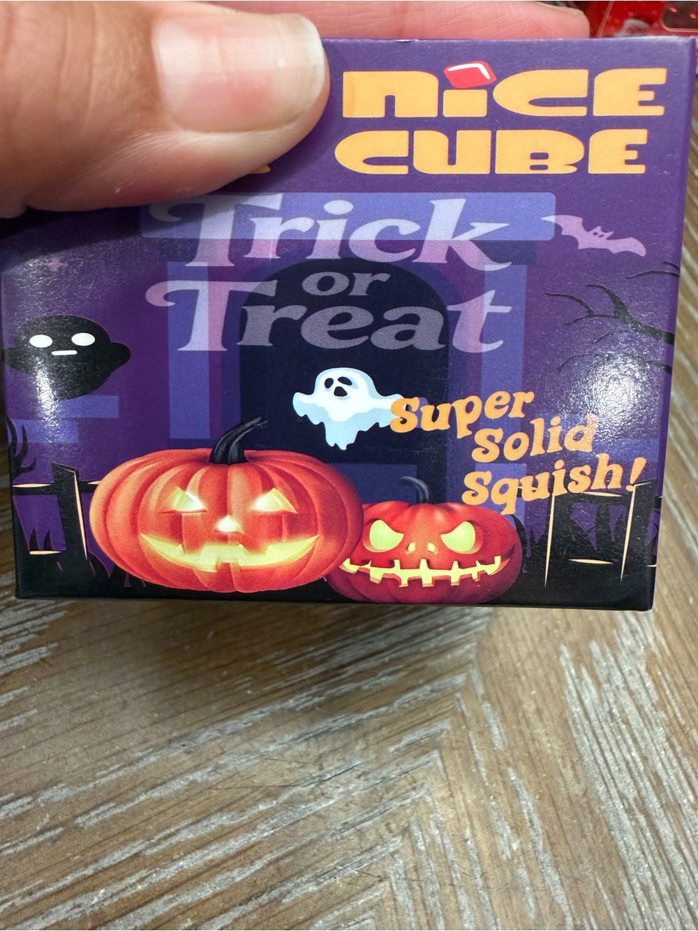 Trick or Treat Halloween Squish Toy - Purple